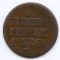 Indiile de Est Olandeze 1 Cent/Duit 1838 - Willem I, Cupru, 20.5 mm KM-290