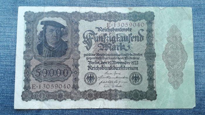 50000 Mark 1922 Germania / marci seria 13059040