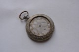 Ceas de buzunar elvetian Mephisto, cu secundar periferic, defect