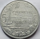 5 Francs 2002 Polinezia Franceză, km#12, Australia si Oceania