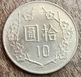 C50 - Moneda foarte veche - Taiwan - 10 dolari