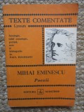 Mihai Eminescu: Poezii - Texte Comentate Paul Dugneanu. Antologie Poezie Rom&acirc;nă
