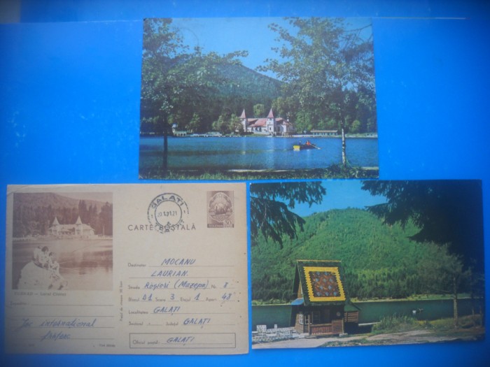 HOPCT LOT 3817 -IP- 3 CARTI POSTALE-BAILE TUSNAD -JUD HARGHITA-CIRCULATE