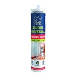 RINO Silicon universal transparent 280ml H3777, rezistent la apa, aplicare usoara