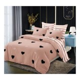 Cumpara ieftin Lenjerie de Pat Bumbac Finet, 6 Piese, Pat Dublu - CPL320