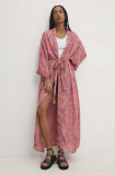 Cumpara ieftin Answear Lab kimono culoarea roz, modelator