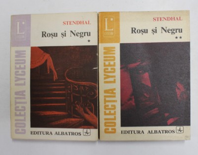 ROSU SI NEGRU de STENDHAL , VOLUMELE I - II , 1977 foto