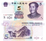 China 5 Yuan 2020 P-913 UNC