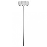 vidaXL Lampă de grădină cu st&acirc;lp, 3 lămpi, 220 cm