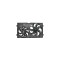 Ventilator radiator VW GOLF IV 1J1 AVA Quality Cooling VW7503