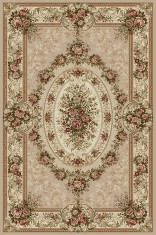 Covor Model Lotos 1529-110, Marime 50 x 80 cm, Bej, Inaltime Fir 8 mm, Antialergic, Polipropilena, Living, Dormitor, Sufragerie, Birou