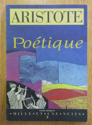 Aristotel - Poetique Poetica (in franceza) foto