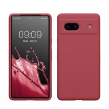 Husa Kwmobile pentru Google Pixel 7a, Roz inchis, Silicon, KWM000019YE039C, Carcasa