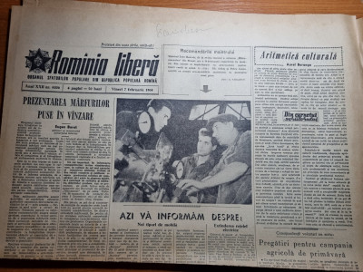 romania libera 7 februarie 1964-art. marin preda,jocurile olimpice innsbruck foto