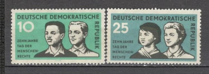 D.D.R.1958 10 ani declaratia drepturilor omului SD.61
