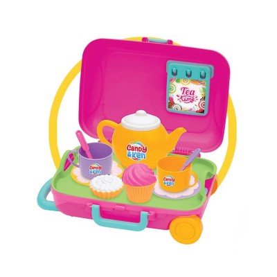 Set joaca accesorii Ceai, Tea time, 12 piese, Multicolor, ATU-082687 foto