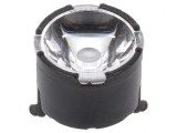 Lentilă LED Rotundă Transparentă PMMA 13-16&deg;