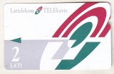 bnk card Cartele telefonice - Letonia - cartele Alcatel - Logo 2 - Col:LV-LTK-M006