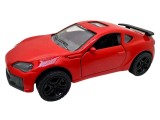 Macheta Sport Toyota Supra rosie 1:36 lumini si Sunete Usi Deschise Pull-Back