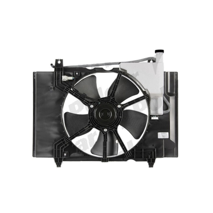 GMV radiator electroventilator Nissan Tiida, 09.2007-, Motorizare 1,5 80kw; 1,6 81kw; 1,8 93/94kw Benzina, tip climatizare , dimensiune mm, Aftermark