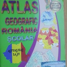 Atlas geografic Romania scolar- Marius Lungu