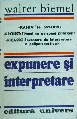 Walter Biemel - Expunere si interpretare foto