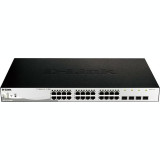 Cumpara ieftin SWITCH PoE D-LINK Smart 24 porturi Gigabit (24 poE) + 4 porturi Combo SFP IEEE 802.3af/at carcasa metalica rackabil &amp;quot;DGS-1210-28MP&amp;quot;(include