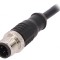 Mufă M12 4 PIN D-Ethernet IP67 250V 4A 1m