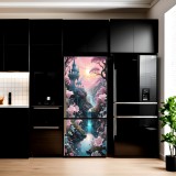 Folie imprimata color pentru decor Frigider, dimensiune 200 x 90cm, model: AVX-FR13, AVEX
