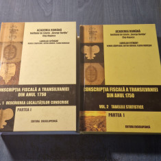 Conscriptia fiscala a Transilvaniei din anul 1750 Ladislau Gyemant 2 volume