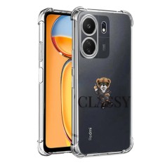 Husa antisoc personalizata pentru xiaomi redmi 13c 4g, airbag classy, clear foto