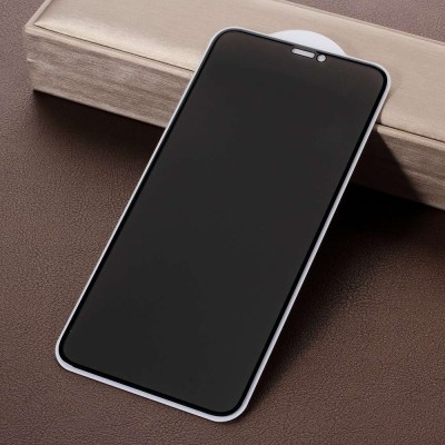 Folie sticla samsung a51 full glue privacy negru foto