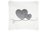 Perna Decorativa Doureve 45x45cm, Culoare Greige, 100% Poliester