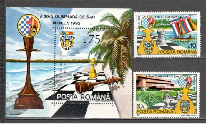 Romania.1992 Olimpiada de sah Manila DR.570
