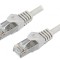 Patch cord F/UTP Cat5e 10m Gri Ecranat