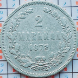 Finlanda 2 markkaa 1872 argint - Aleksandr II / Nikolai II - km 7 - A034, Europa