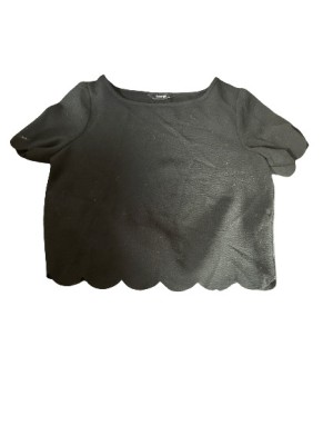 Tricou fetita , marimea 3-4 ani , culoarea negru foto