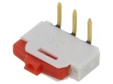 Comutator glisant 2 poziții, 0,001A/0,01VDC, THT - PTR HARTMANN