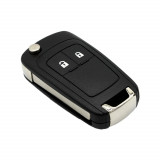 Carcasa cheie auto briceag cu 2 butoane, compatibil Opel OP-131 AllCars, AutoLux