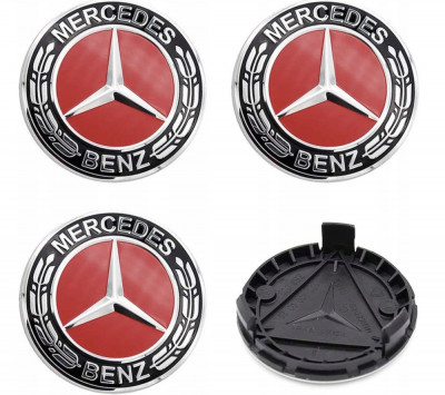 Embleme Mercedes 75 mm set de 4 piese foto