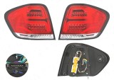 Stop spate lampa Mercedes Clasa Ml (W164), 07.2008-11.2011, spate, Stanga+Dreapta, LED; red, transparent; tuning, Taiwan