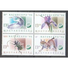 Ungaria 1996 - Fauna-flora, animale, serie neuzata