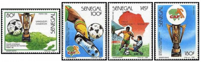 Senegal 1988 - Africa Cup Football Championship serie neuzata foto