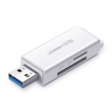 Cititor De Carduri TF/SD Portabil Ugreen Pentru USB 3.0 Alb (CM104) 40753-UGREEN