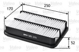 VALEO 585370 Filtru aer