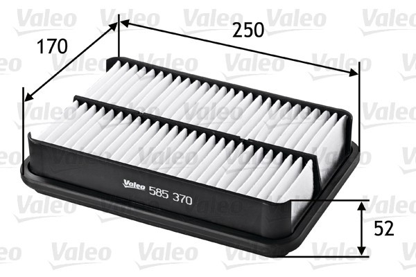 VALEO 585370 Filtru aer