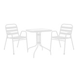 Cumpara ieftin Masa dining Watson-Sussie, Pako World, Alb, 70x70x70 cm