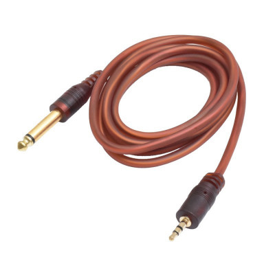 Cablu Audio Jack 3,5mm ST tata -Jack 6,3mm MO tata Siliconat / 1,5m Pro foto