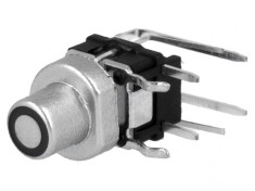 Comutator tastatură cu LED argintiu 12V