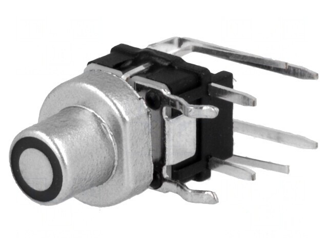 Comutator tastatură cu LED argintiu 12V